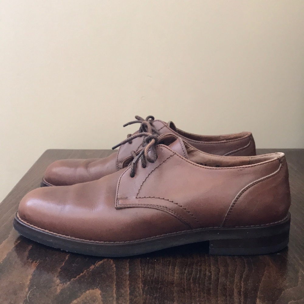Coach leather oxfords